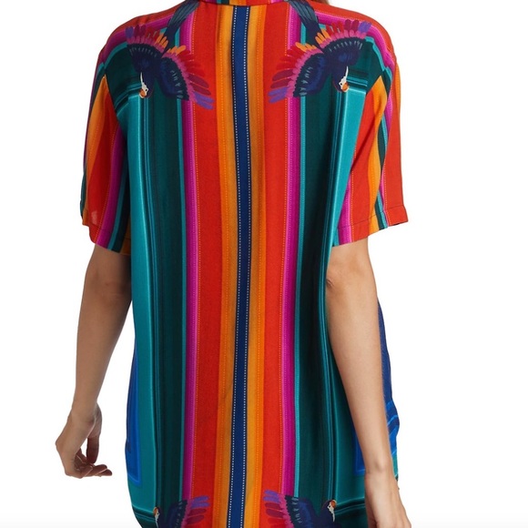 Farm Rio Rainbow Macaw Shirt